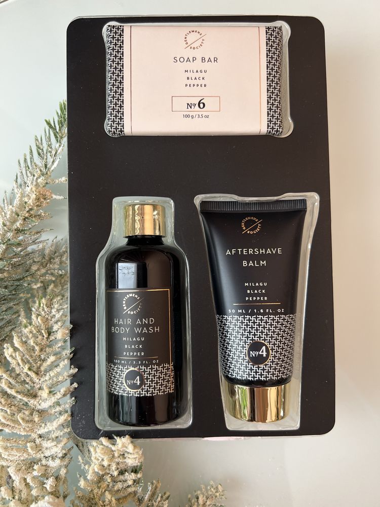 Подарунковий набір для чоловіків grooming trio