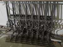 Panel balustrady, kute, metalowe