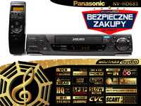 Zaawansowany magnetowid PANASONIC NV-HD685 VCR VHS LP poklatk AudioDUB