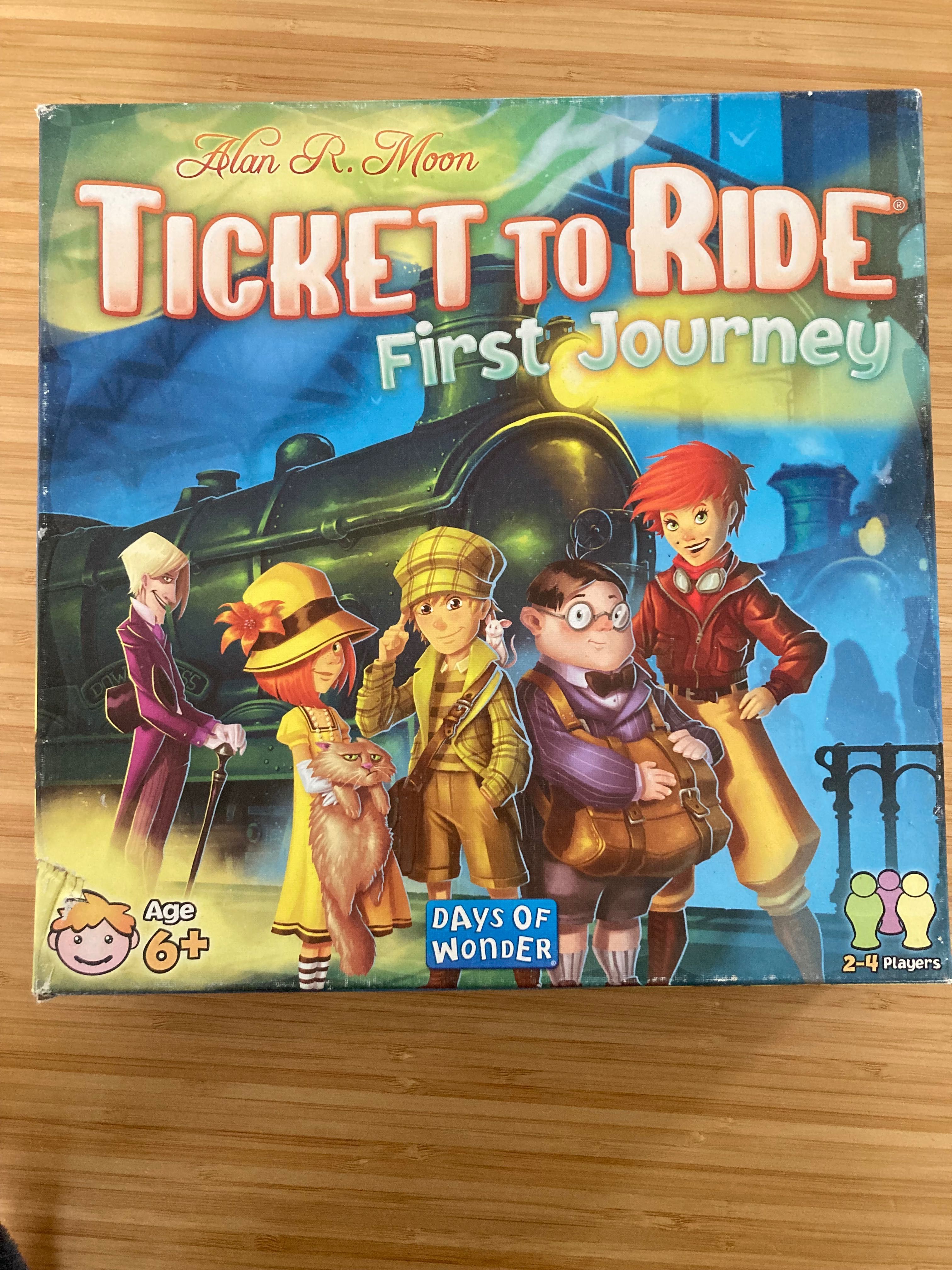 Ticket to Ride—A minha primeira viagem