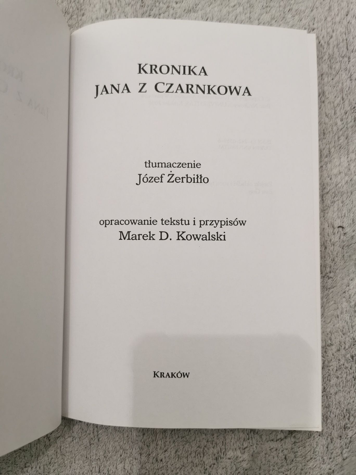 Kronika Jana z Czarnkowa