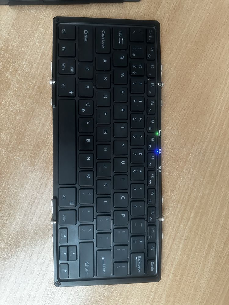 Клавиатура Aluminum alloy Portable Folding Bluetooth Keyboard