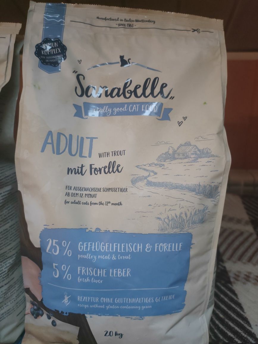Sanabelle 6 kg po 2 kg w paczce plus gratis