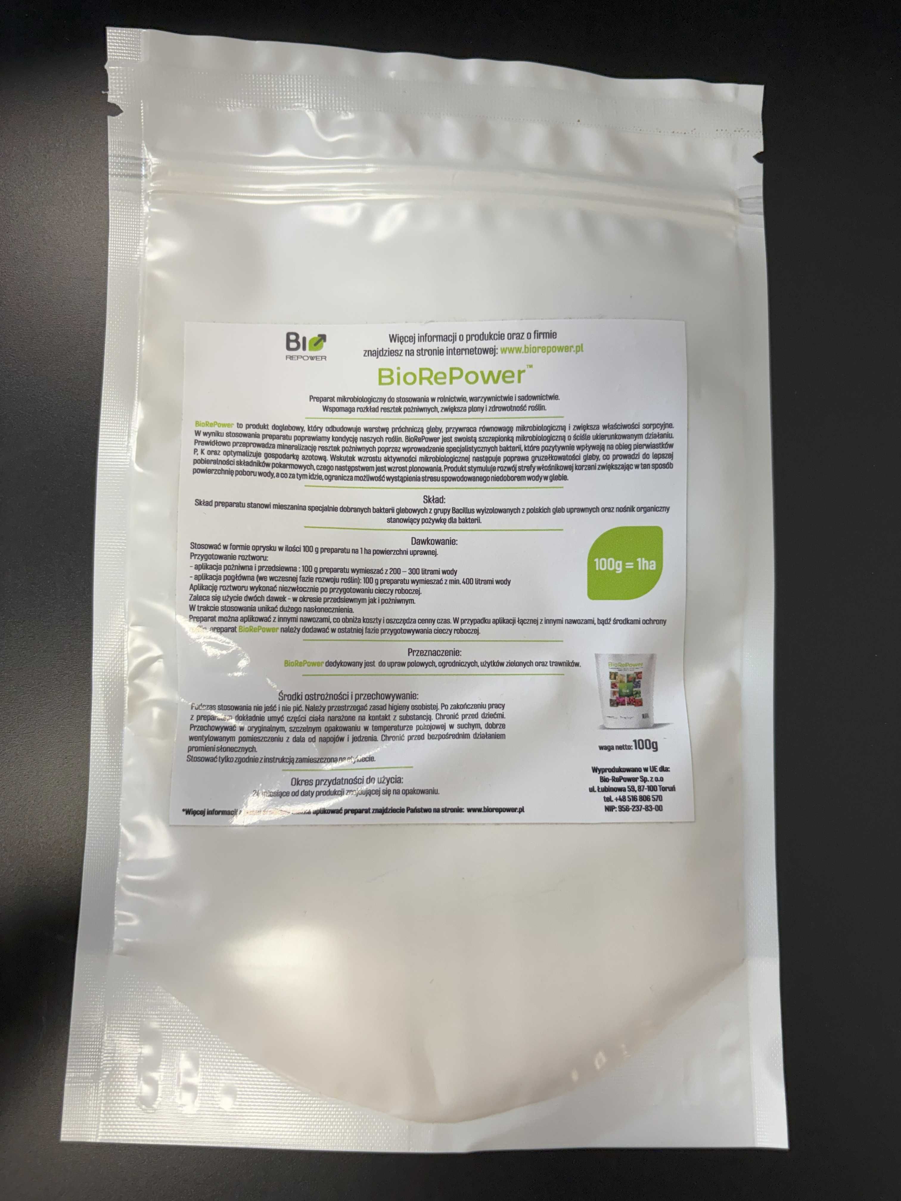 Syndyk sprzeda preparaty mikrobiologiczne BIOREPOWER 0,1kg