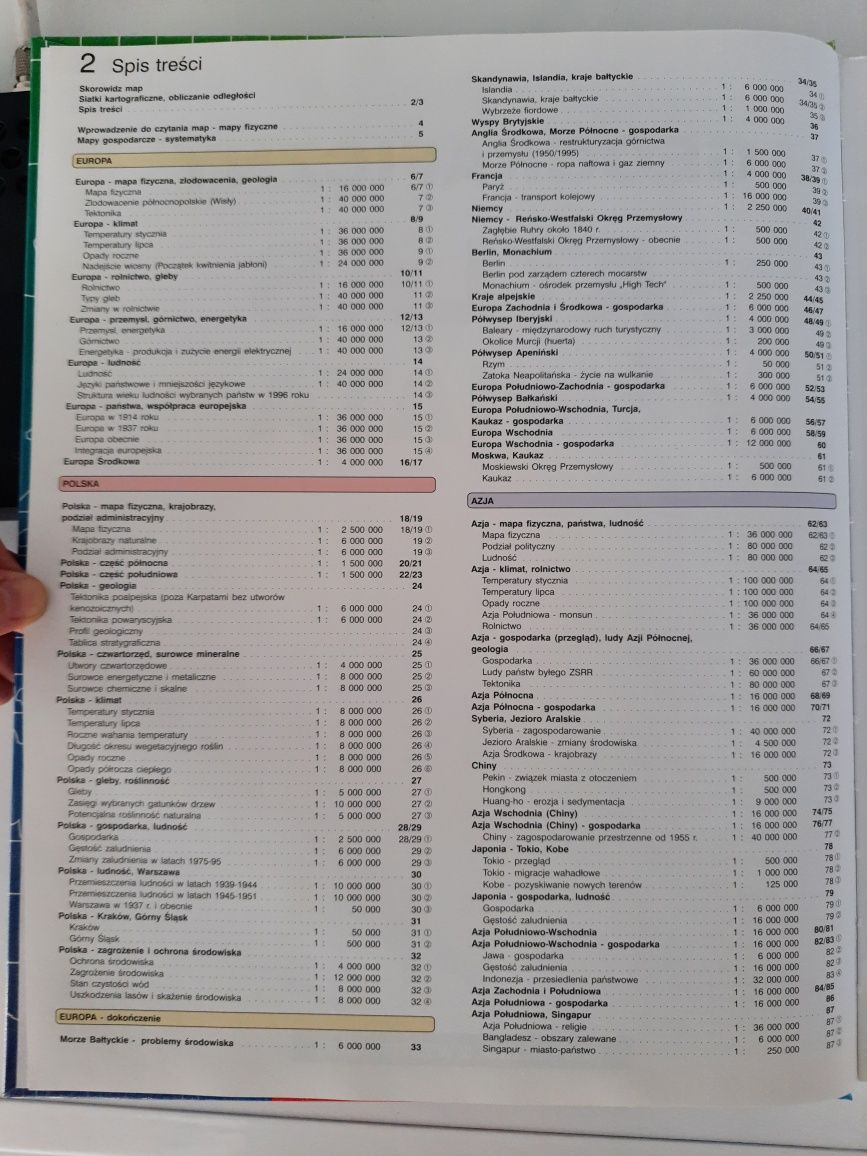 Książka "Geograficzny atlas świata" Res Polona & Westermann