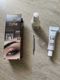 Delia tint brown, 3.0 ciemny brąz, farba do brwi.