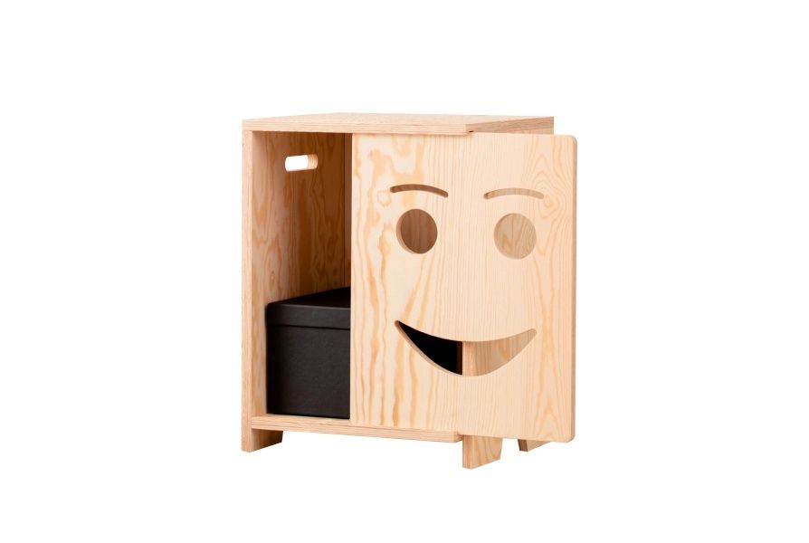 Szafka nocna dla dzieci KAPI Montessori Drewniana