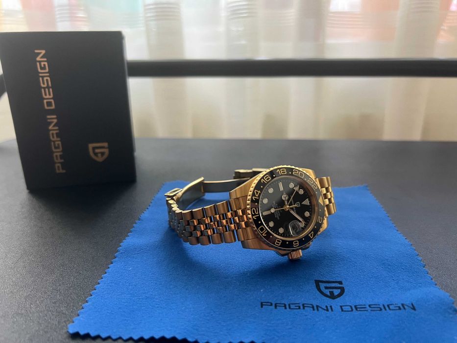годинник Pagani Design Submarine GMT Gold PD-1662