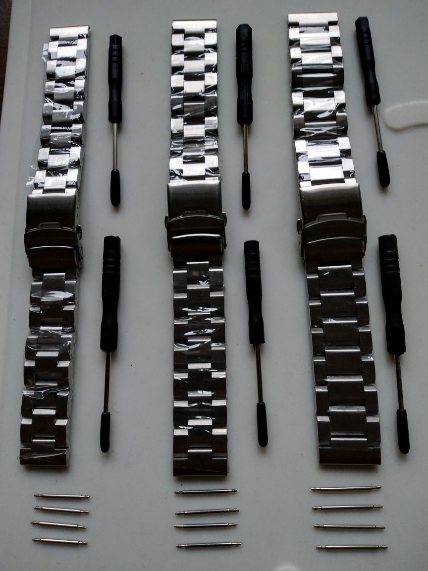 Super bransoleta stalowa do zegarka 18 mm, 20 mm, 22 mm, 24 mm