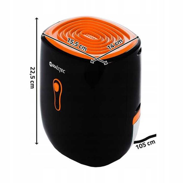 Осушувач повітря з поглиначем вологи DH-800 чорний