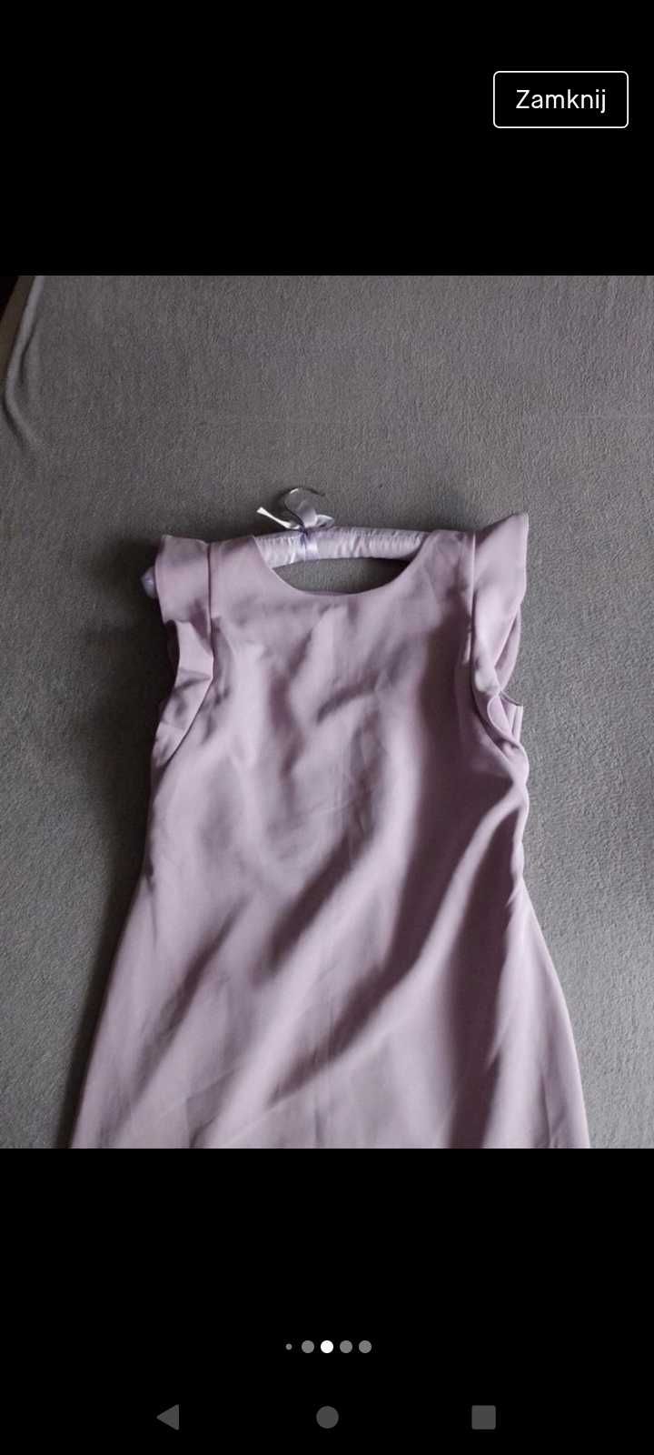 Liliowa sukienka Reserved