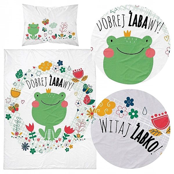 Pościel 100x135/2 części MAYA MOO Dziecięca Bawełniana Do Łóżeczka