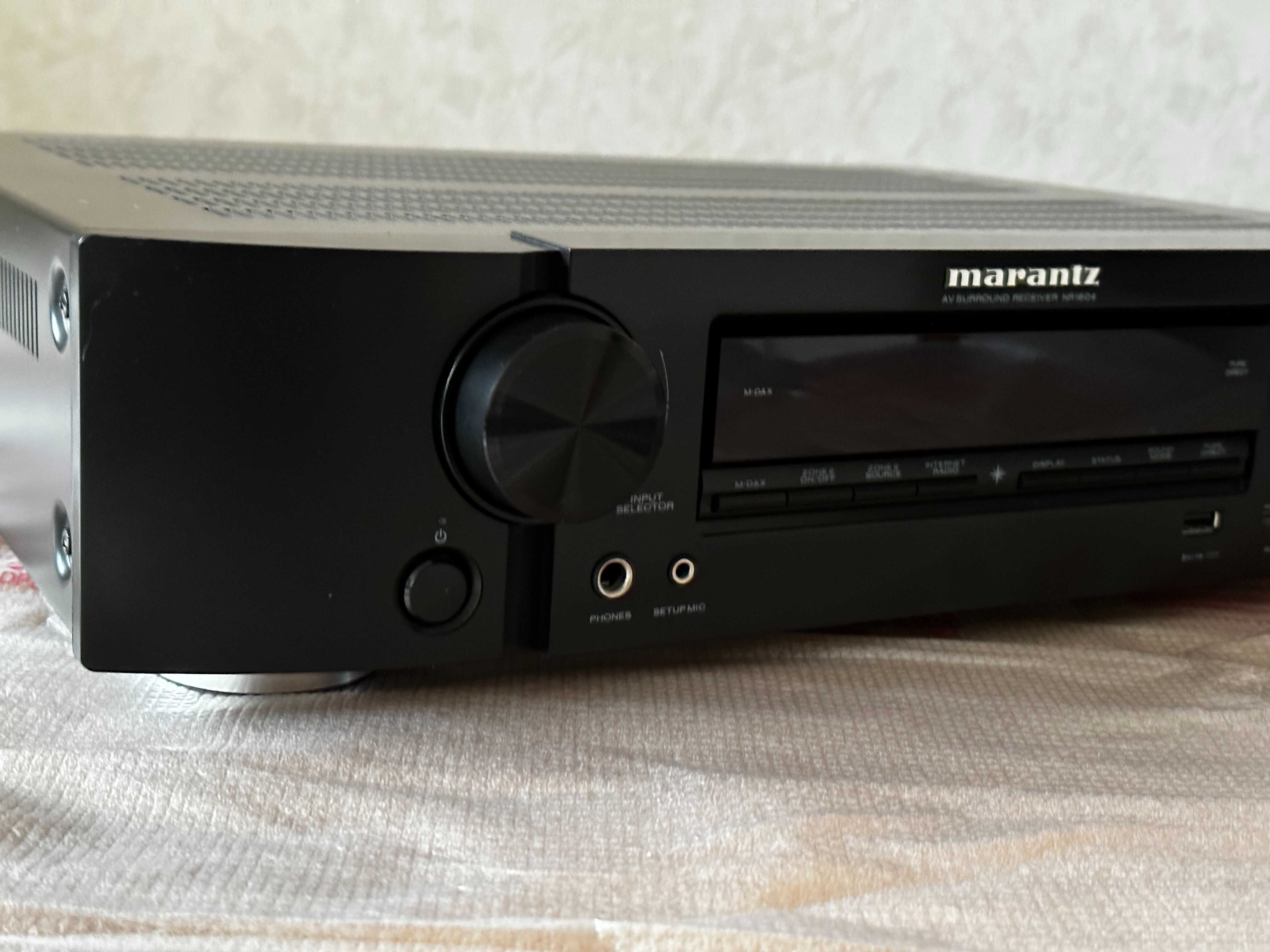 Lifestyleowy Amplituner AV Marantz NR1604 z Obsługą Sieci LAN Ethernet