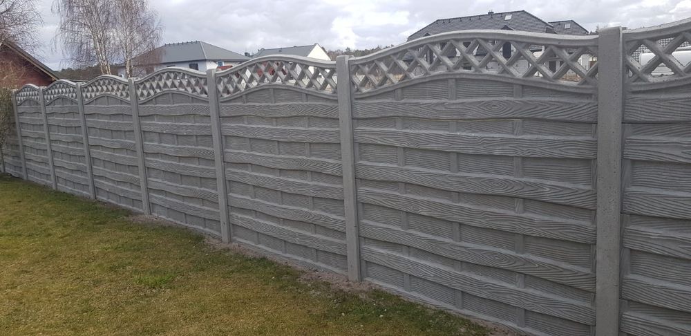 Ogrodzenie Betonowe jednostronne i dwustronne,  Ogrodzenie panelowe,