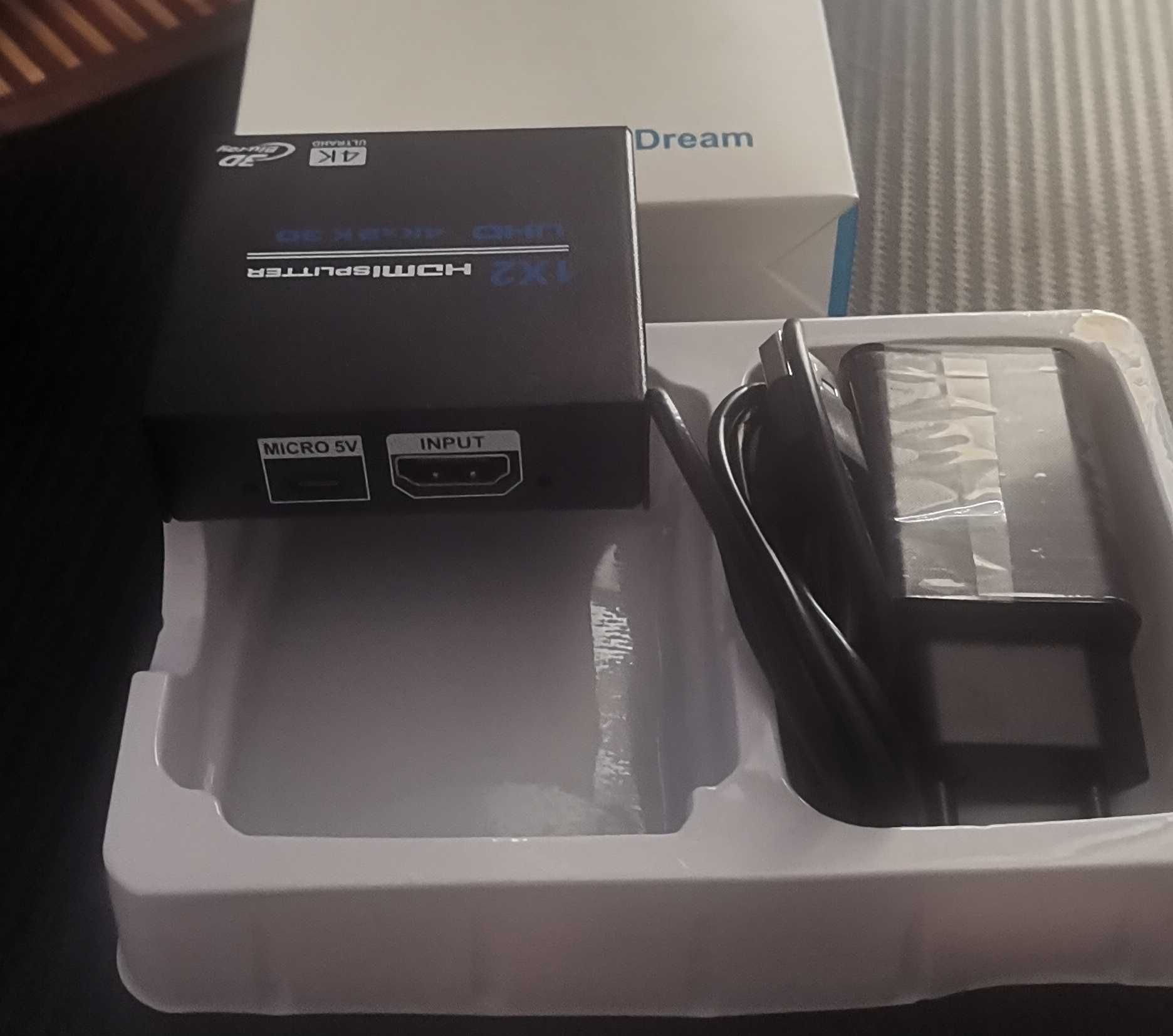 Zestaw adapterów: HDMI Switch 2x1, HDMI splitter 1x2, HDMI / USB-C
