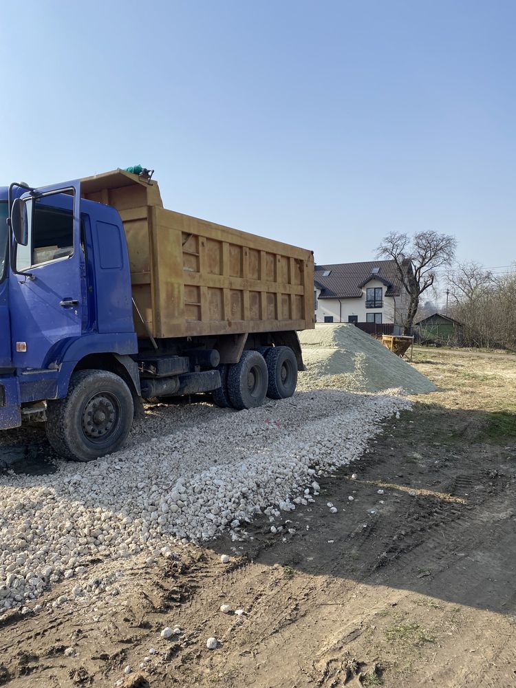 Пісок щебінь відсів шутер вапняк галька