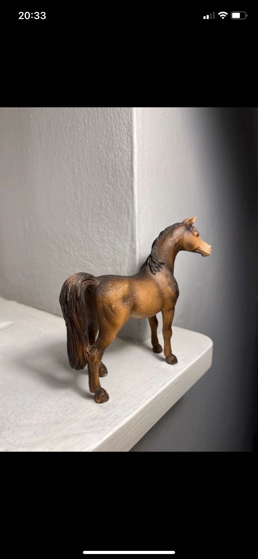 Schleich koń arabski ogier figurki model wycofany z 2007 r.