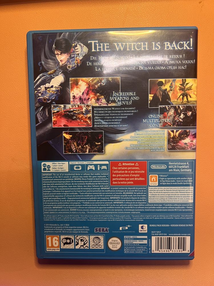 Bayonetta 2 Nintendo Wii U