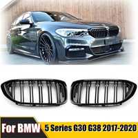 Grelha frontal bmw serie 5 G30 G38 preto brilho