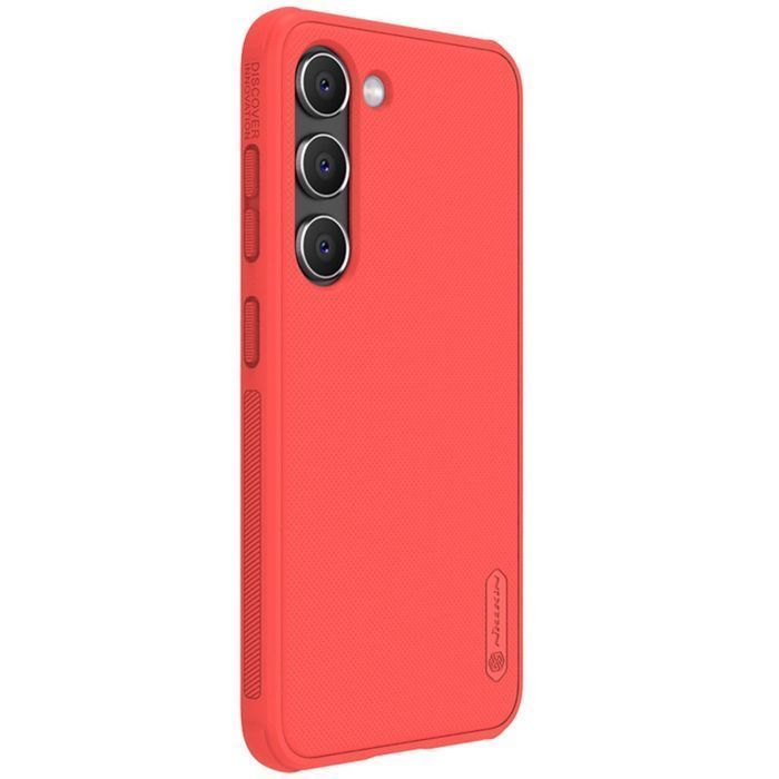 Nillkin Super Frosted Shield Pro etui Samsung Galaxy S23+ czerwone