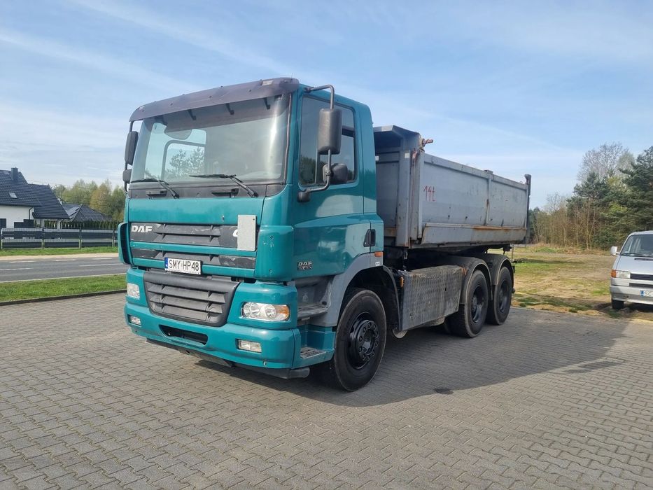 DAF CF 85.430 6x4  tacho na tarczki manual