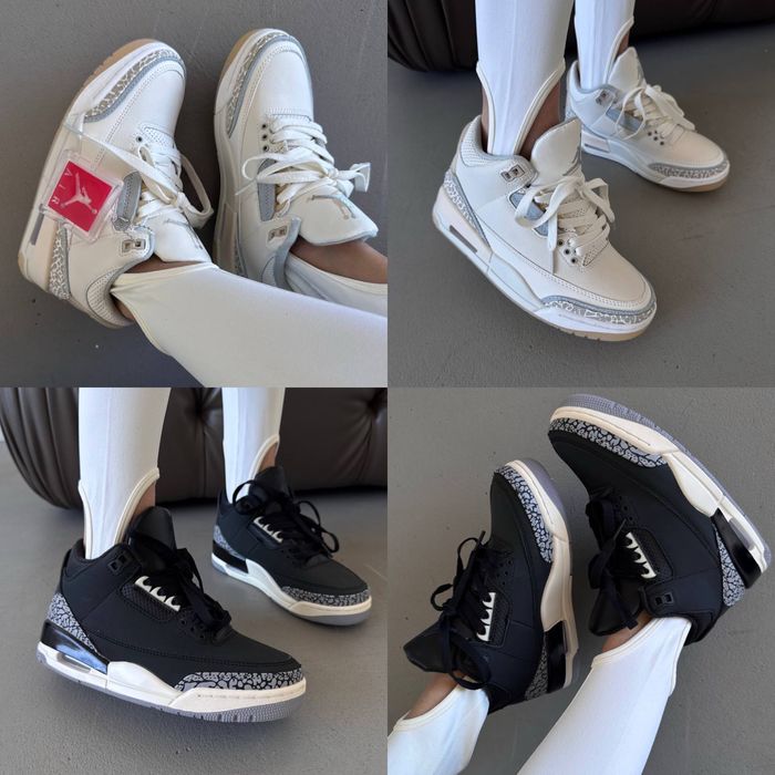БЕЗ ПЕРЕДОПЛАТ‼️ (36-43) Високі кросівки Air Jordan Retro 3 джордан