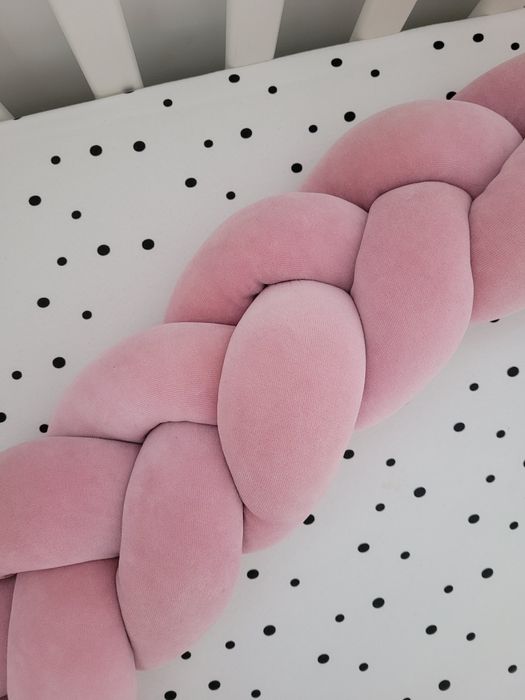 Warkocz ochraniacz do łóżeczka 120 cm