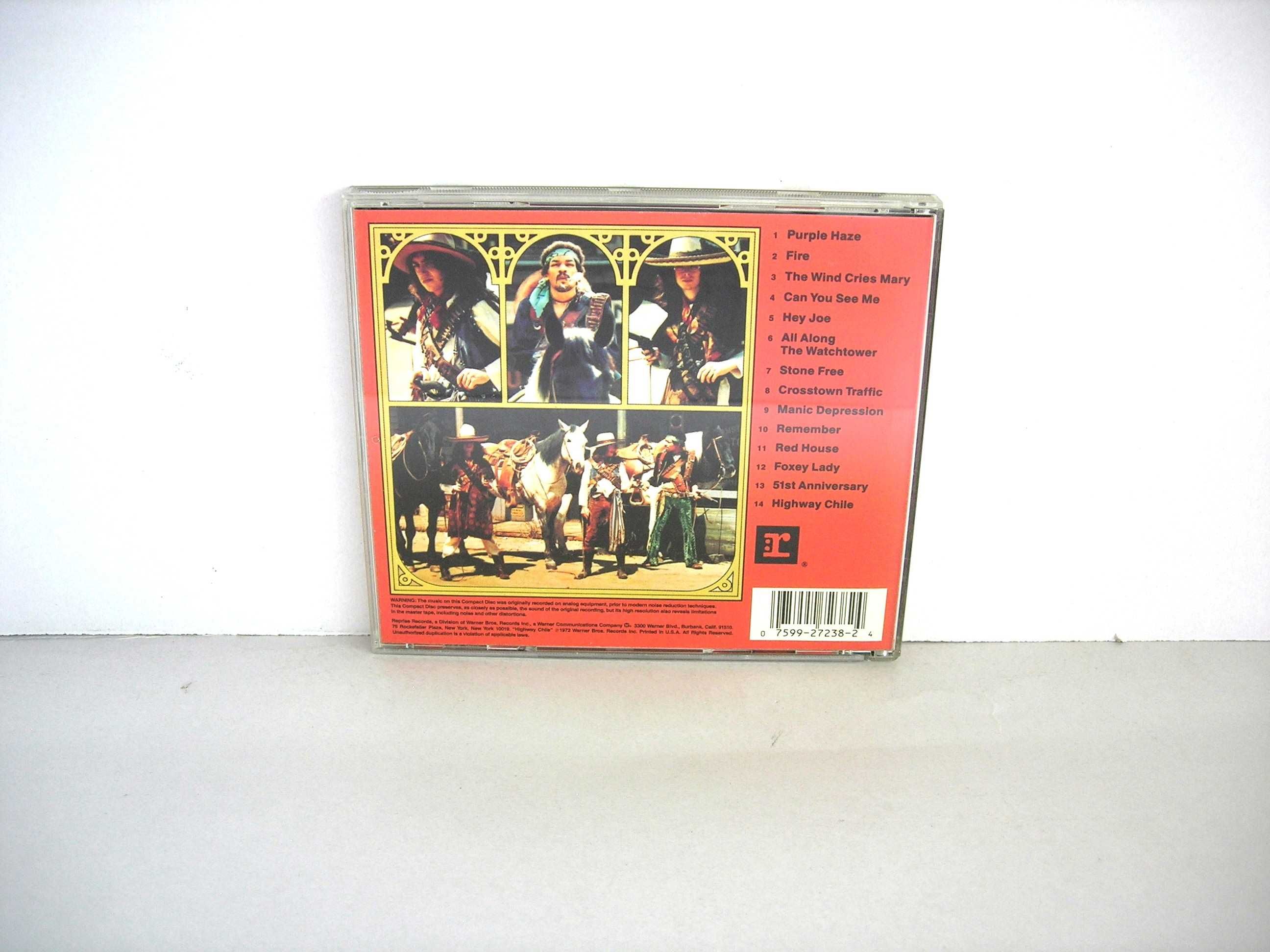 Jimi Hendrix Experience "Smash Hits" CD Reprise Records 1988 USA