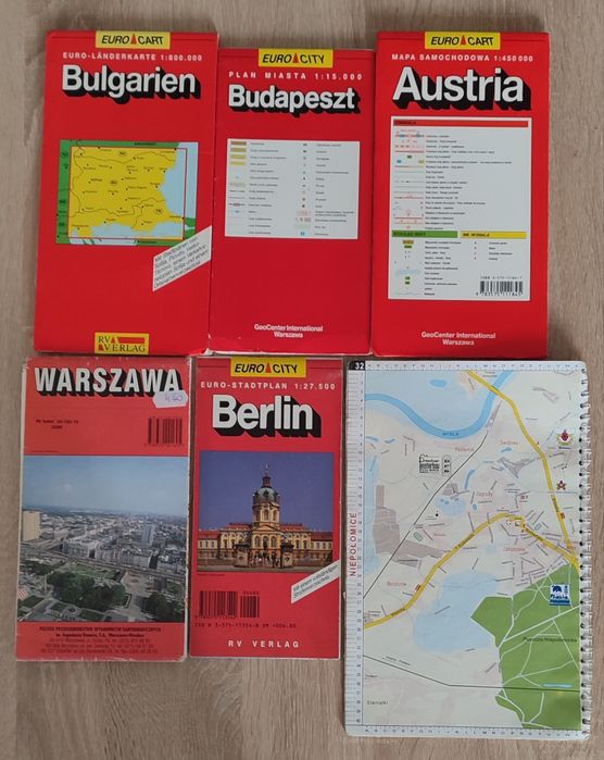 Zestaw starych map, planów miasta -zobacz!