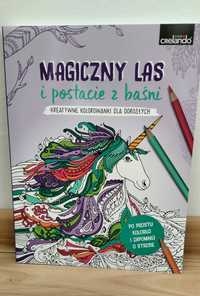 Kreatywna kolorowanka antystresowa Magiczny Las Crelando