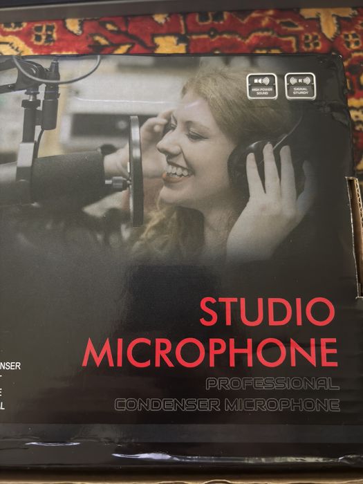 Mikrofon gamingowy rgb