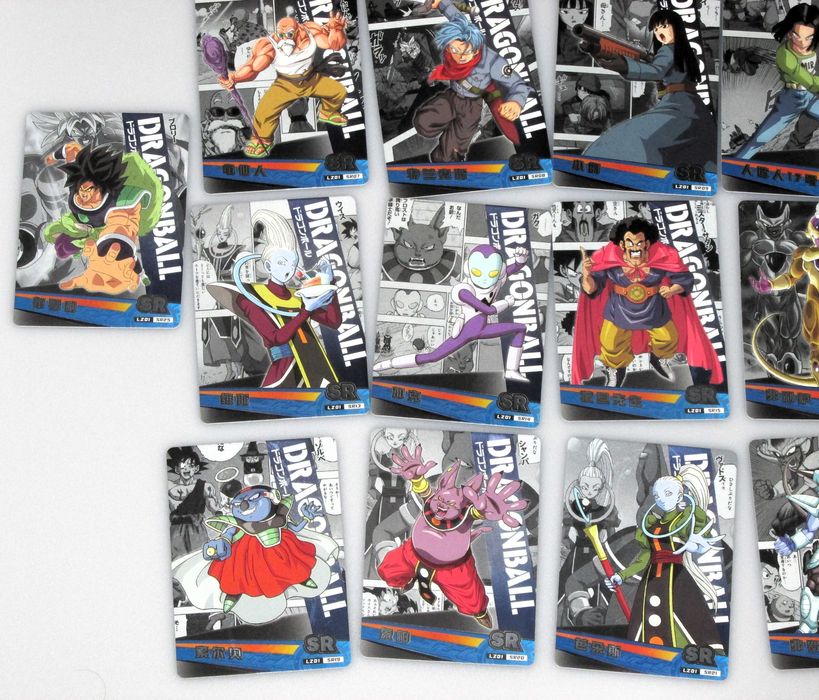 Full Set 25 Dragon Ball SR cards