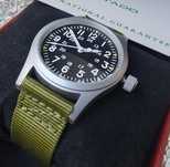 Militado Zegarek Field Watch Hamilton Khaki