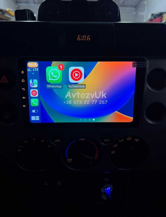 Android 14 FJ CRUISER Toyota GPS DVD TV USB фж 2 дин CarPlay Магнитола