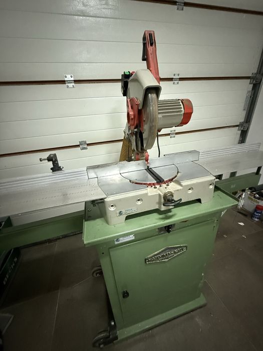 PIŁA OMGA T55-300 ukośnica ramiarska kątowa STÓŁ RAMIONA WYCIĄG TROCIN