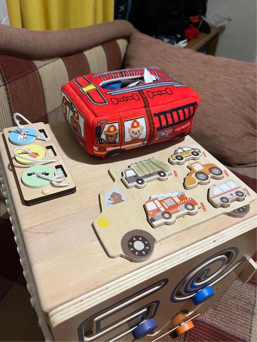 Дерев‘яний бізікуб про транспорт