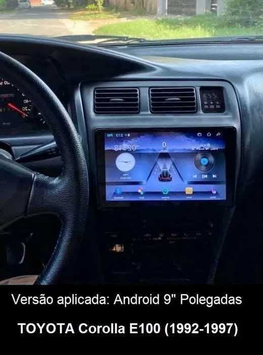 (NOVO) Rádio 2DIN TOYOTA Corolla (1992 a 2002) • E100 / E110 • Android