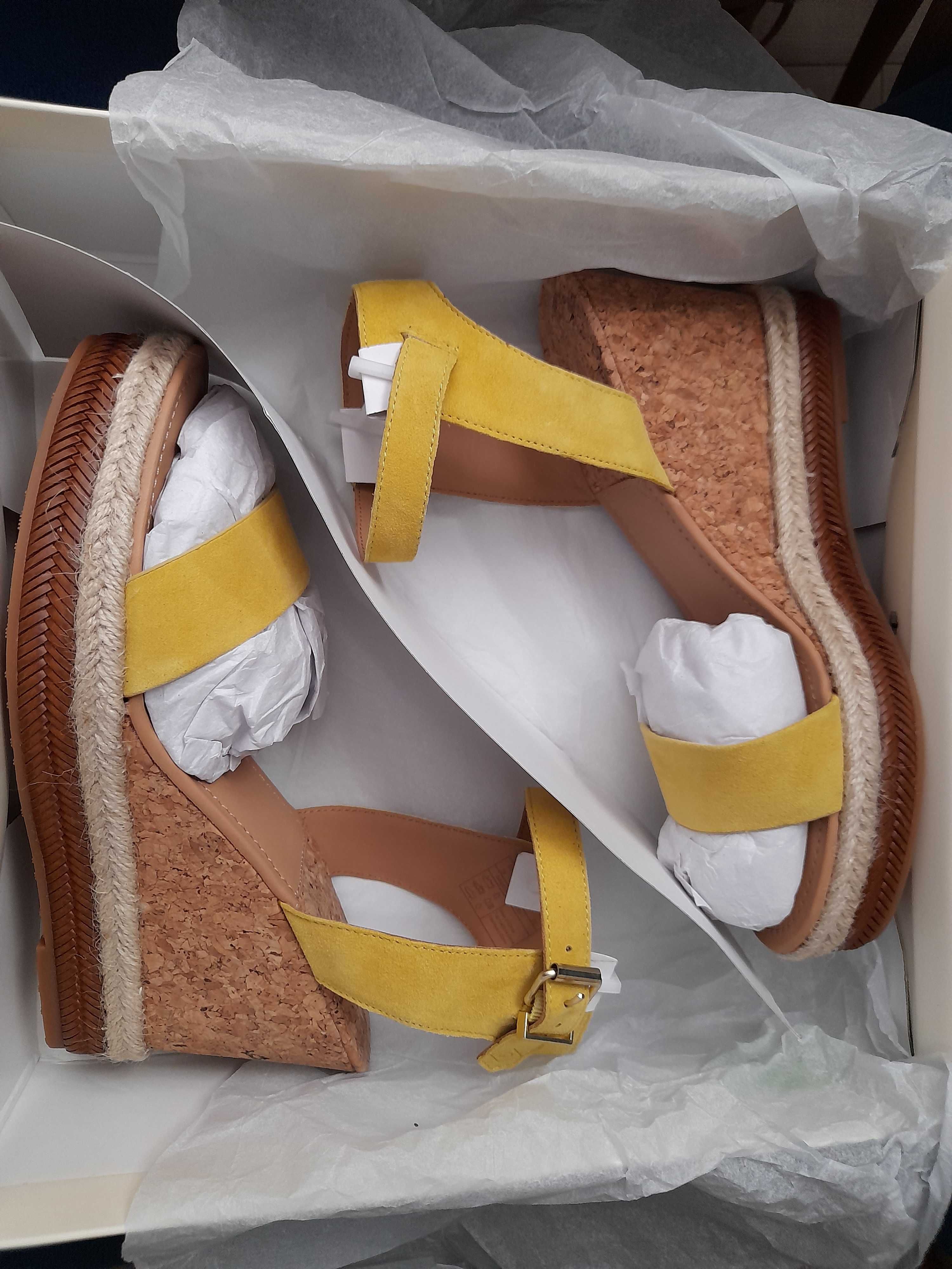 GANT sandały damskie / espadryle SAN DIEGO Yellow żółte