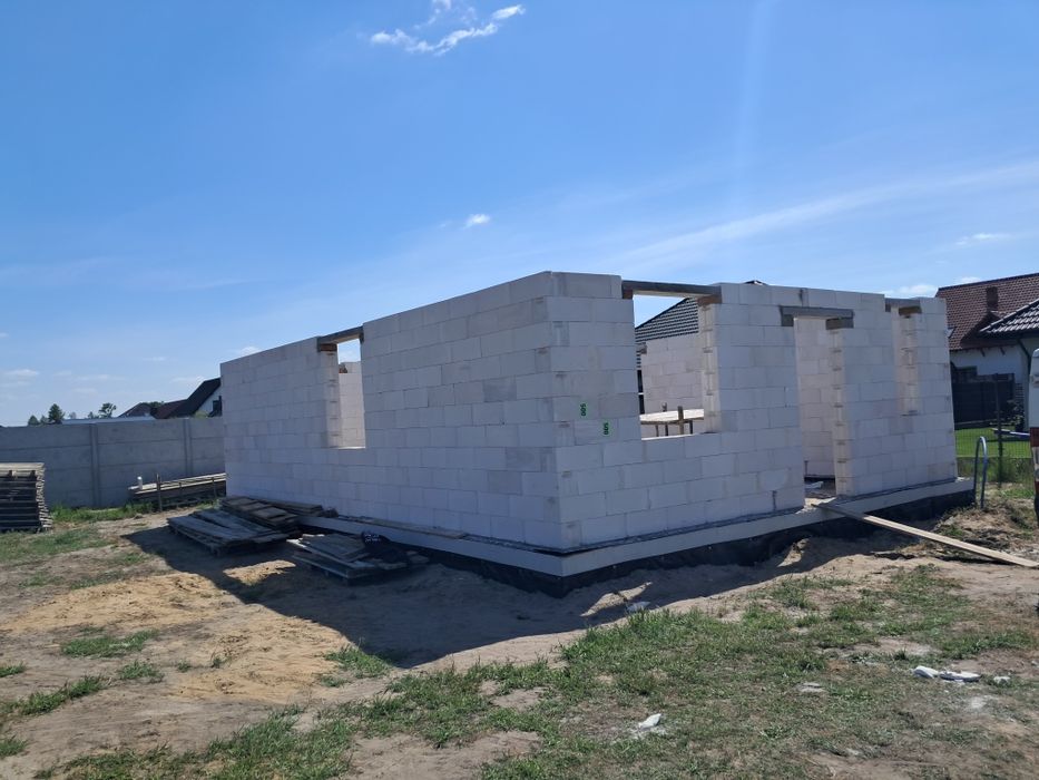 Budowa domów, fundamenty, mury,schody, stropy