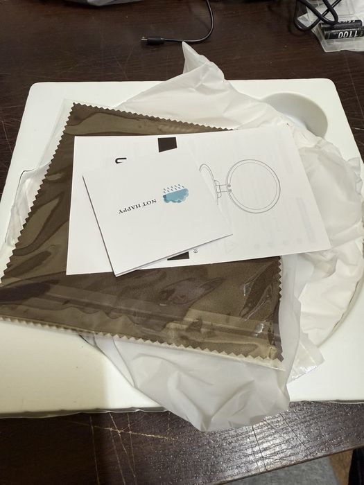 Piękne, podróżne, podświetlane lustro do makijażu LED, 3 tryby