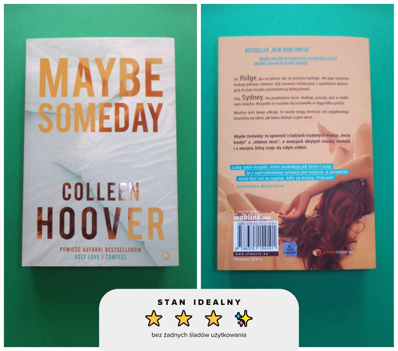 Colleen Hoover — Maybe someday (stan idealny)