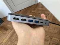 Hyper Drive Dual - 4K HDMI - 10-in-1 USB-C Hub - 100w PD