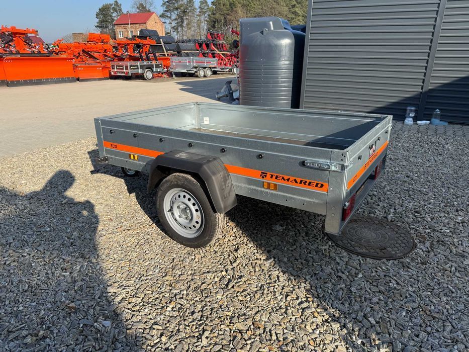Temared ECO 2312 KIPP - uchylny dyszel, nowa przyczepka samochodowa