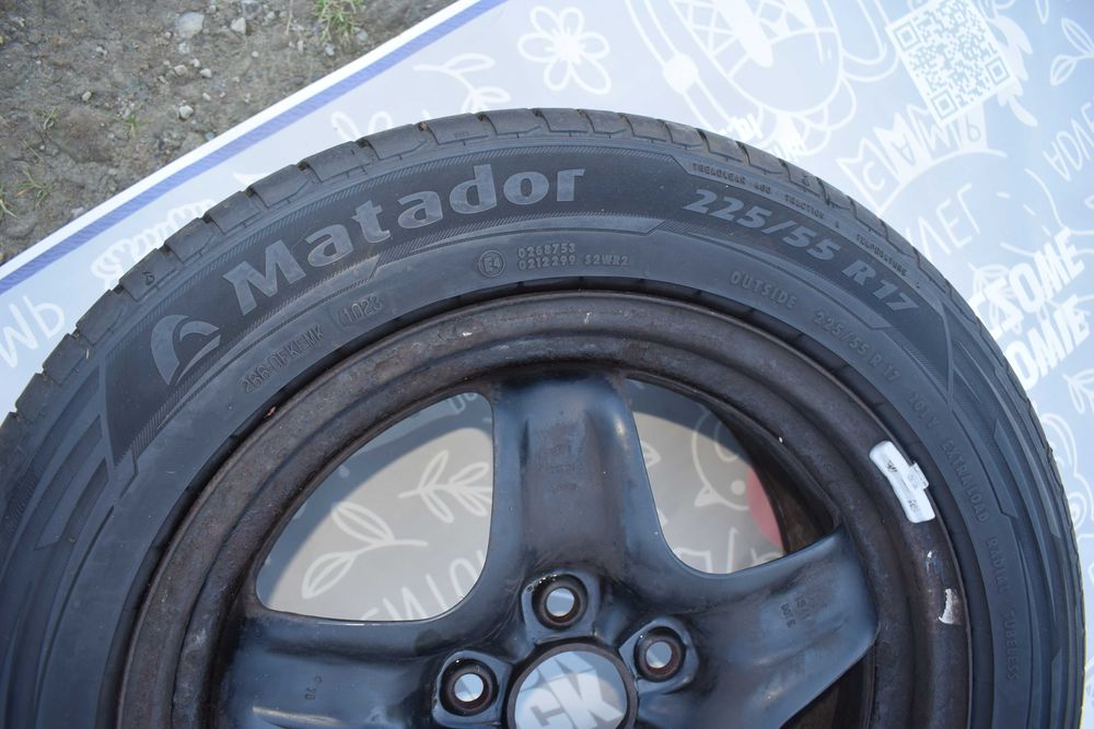 4X felgi opony kołpak 17" 225/55r17 5x120. 7J OPEL INSIGNIA oryginał
