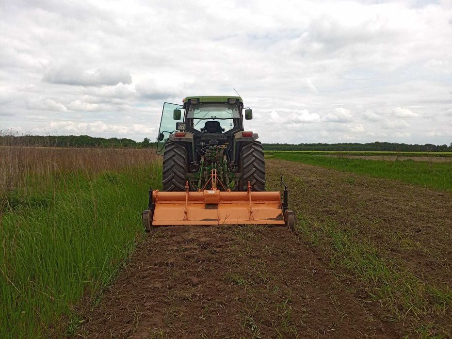 Glebogryzarka separacyjna rębak koszenie nieużytków koparko-ładowarka