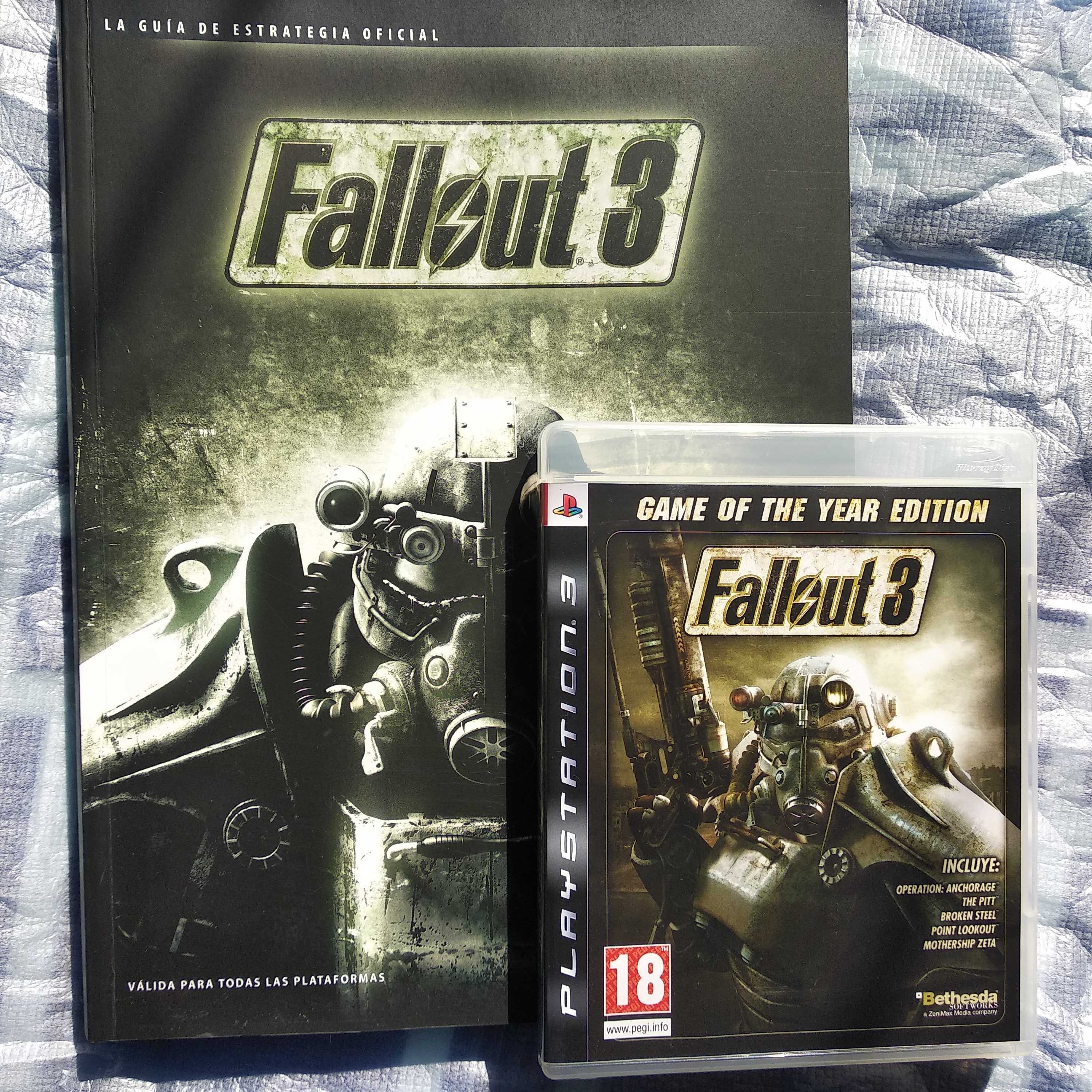 Fallout 3 Game of the Year Edition PS3 + Guia oficial do jogo