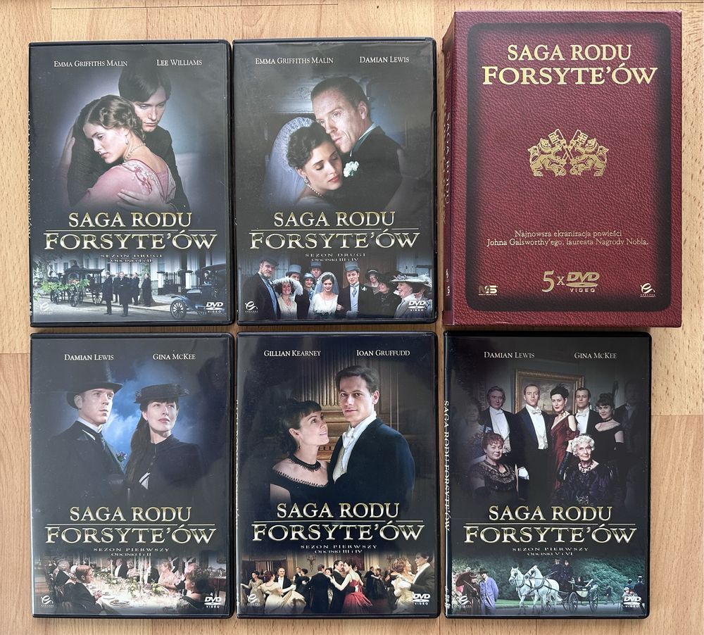 Serial Saga rodu Forsyte'ów 5 płyt DVD