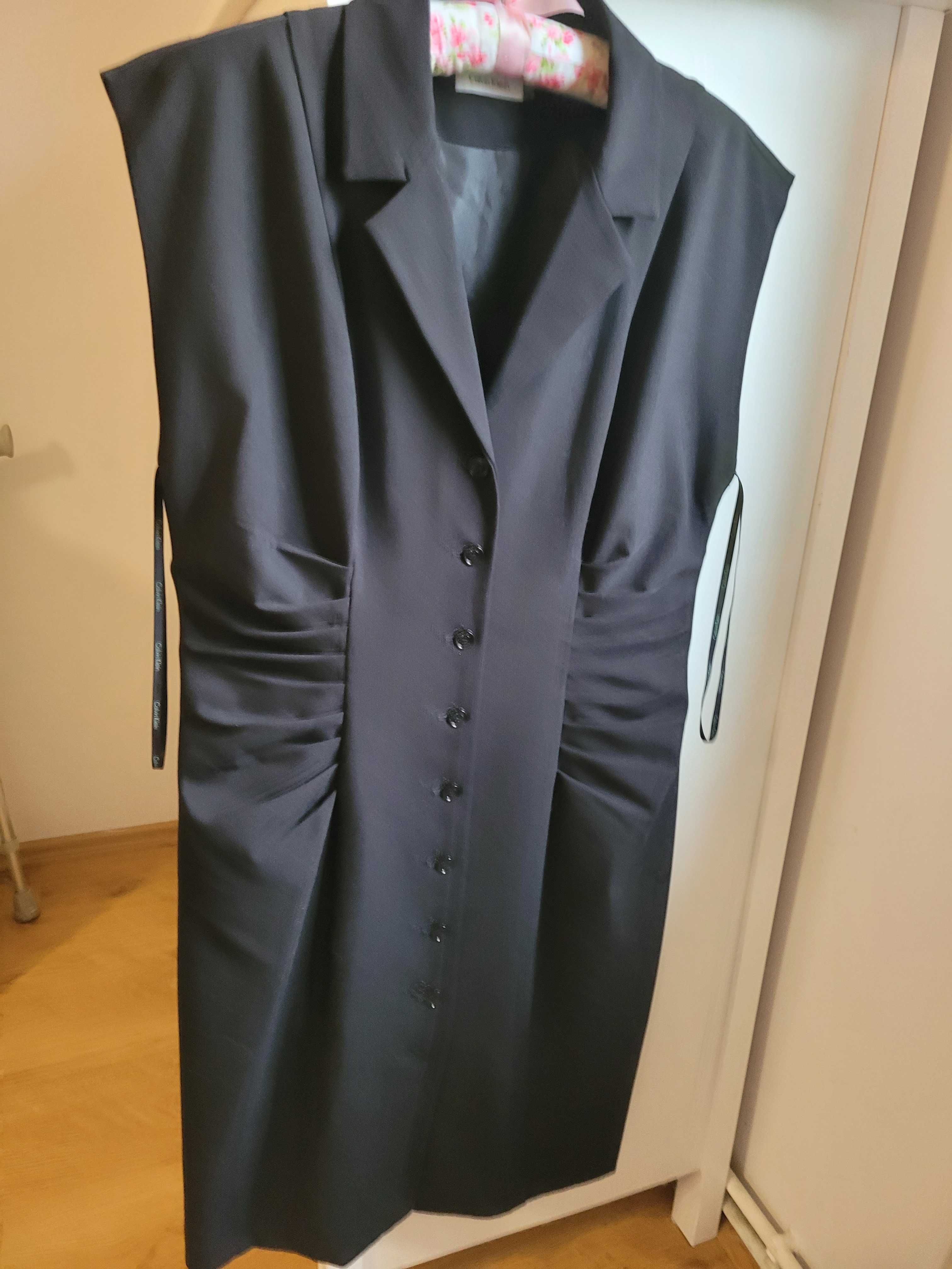 Sukienka blazer dress Calvin Klein42 marynarkowa BDB