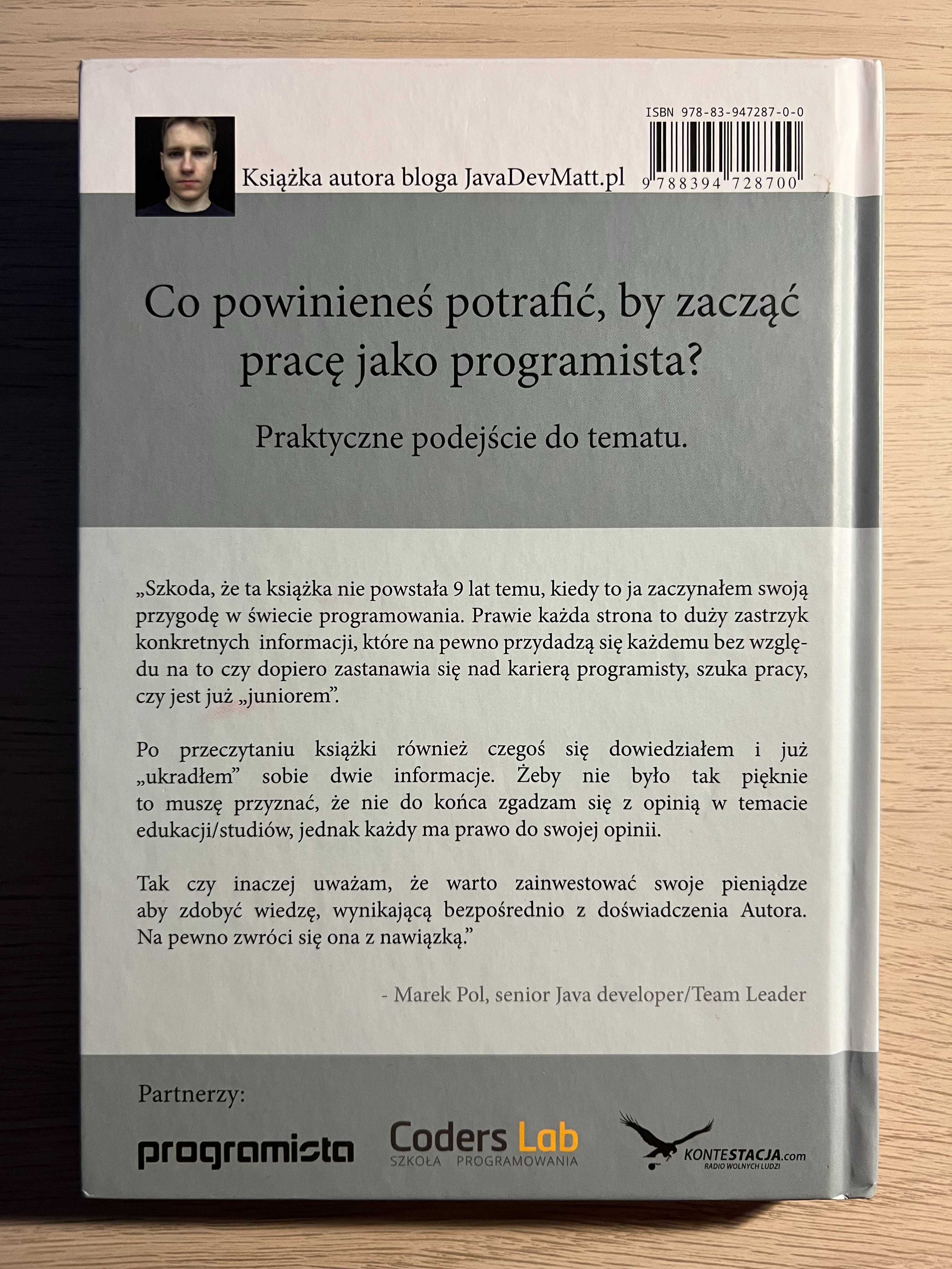 "Junior Developer" Mateusz Kupilas