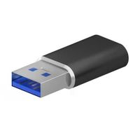 Adaptador Mini USB 3.2 Gen2 / USB 2.0 3A, Tipo USB-C/HA/M, Preto
